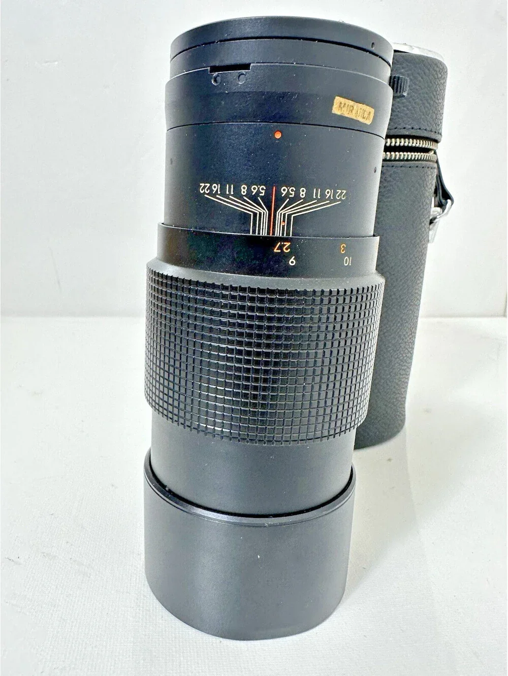 Automatic Miranda 200mm f3.5 Telephoto Manual Focus Lens w/ Vintage Case JAPAN